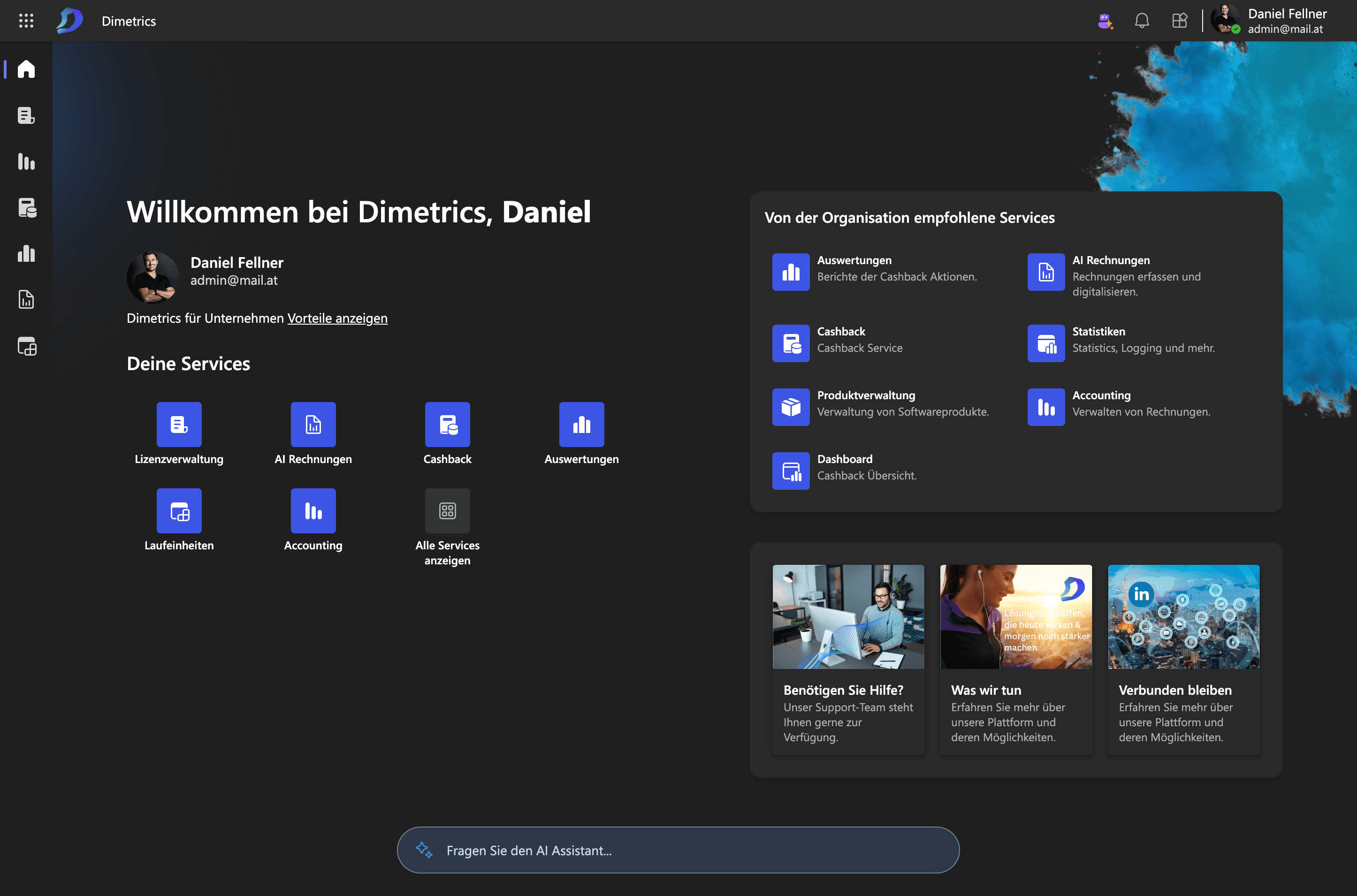 Dimetrics Platform Solutions - Slide 1